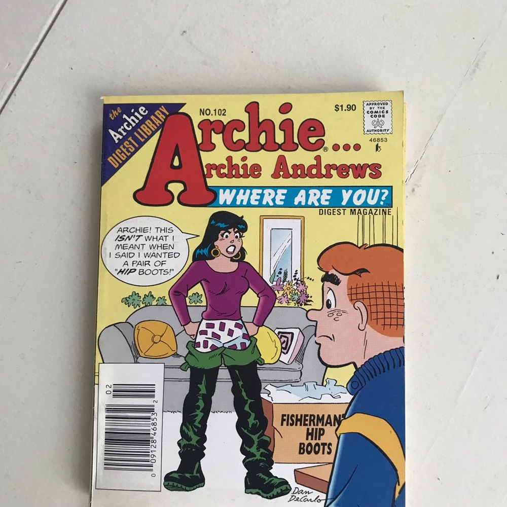 Archie Andrews Comic Digest #102- Yellow Cover